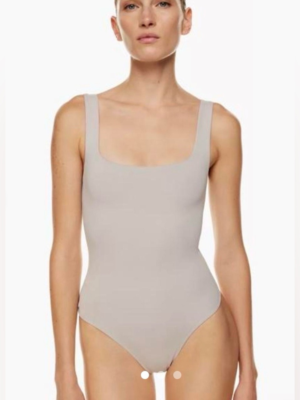 Aritzia Babaton Contour Square Neck Second Skin Double Layered Tank Bodysuit